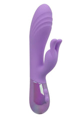 Aura Dual Bunny Rechargeable Silicone Rabbit - Purple